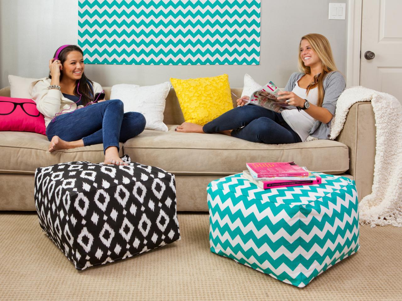 Dorm Room Storage Seating And Layout Checklist Hgtv