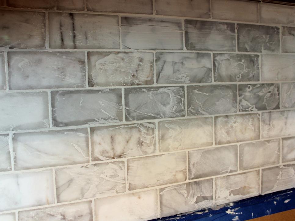 Clean Grout from Marble Tile Kitchen Backsplash HGTV
