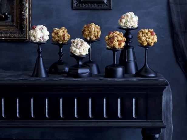 Popcorn Balls on Display