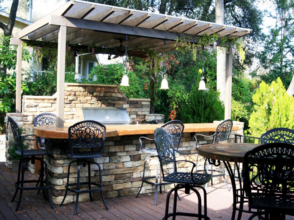 Outdoor Kitchen Bars Pictures Ideas Tips From Hgtv Hgtv