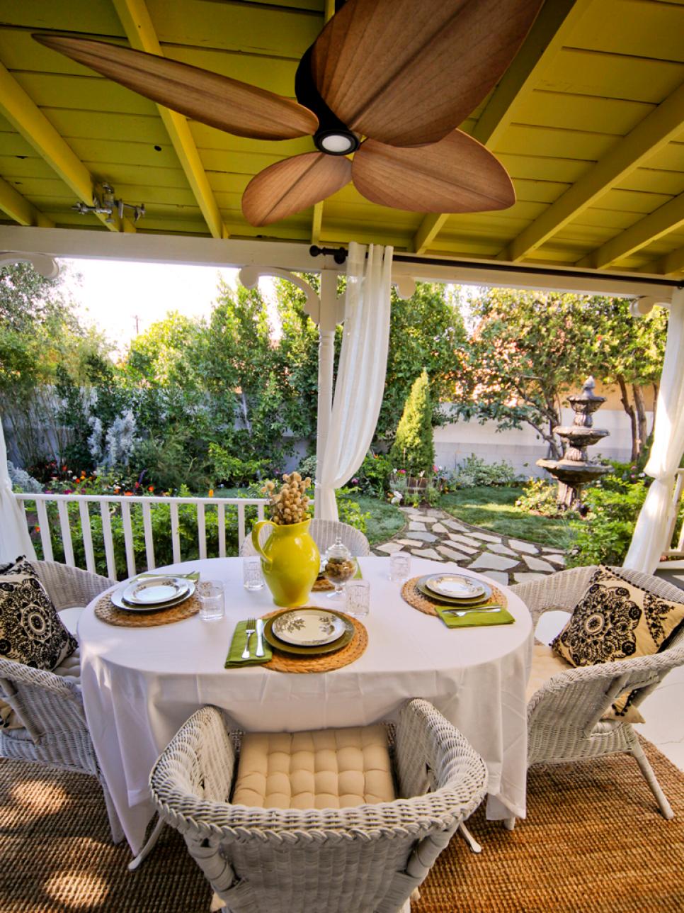 French Country Outdoor Dining Area | HGTV