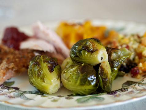 Maple Glazed Brussels Sprouts With Toasted Walnuts