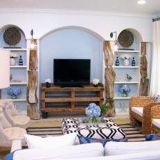 Beach-Inspired Living Room