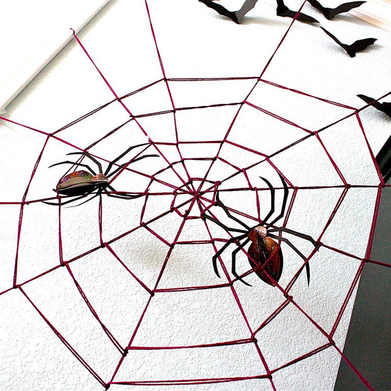 Giant Yarn Spider Web