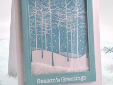 Snowy Handmade Christmas Card 