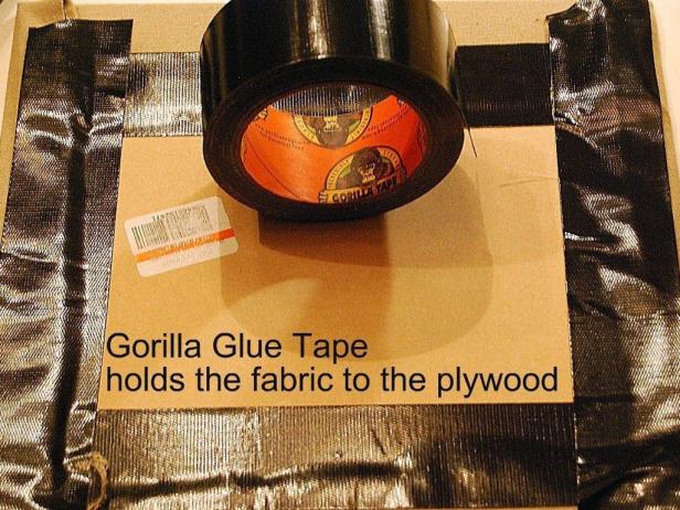 Art Frame Secured With Gorilla Glue Tape