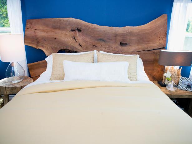 Rustic Blue Bedroom | HGTV