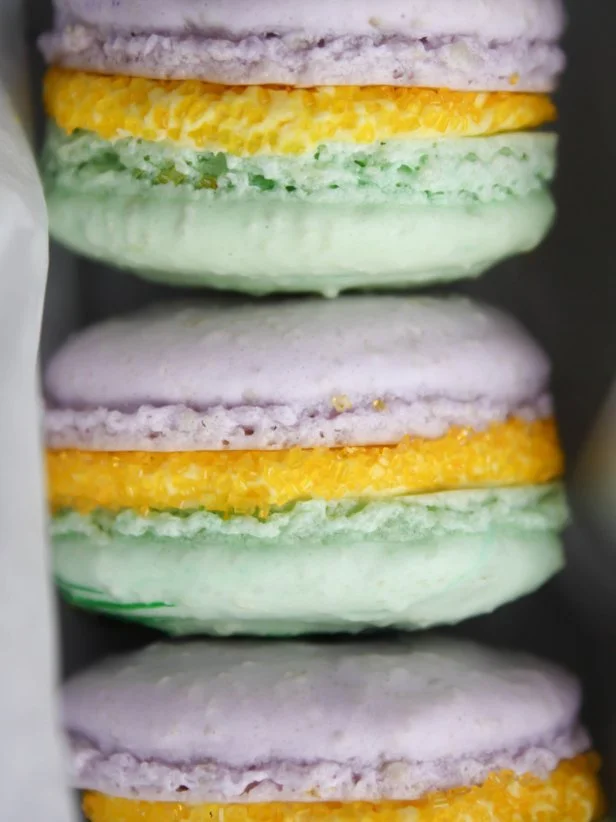Keep macarons refrigerated in an airtight container.
