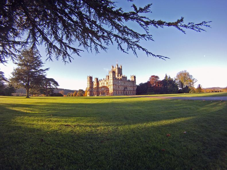 Exterior of Highclere Castle