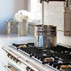Potfiller in a Traditional White Kitchen 