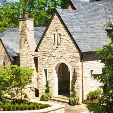 Beautiful Home With Stone Facade and Slate Roof