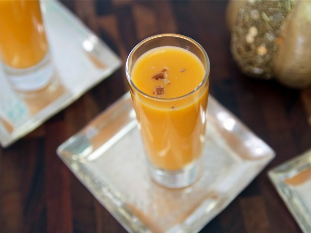 Pumpkin Soup in Glass