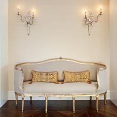 Antique French Settee for Intimate Conversation