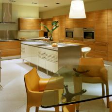 Eco-Friendly Kitchen with Modern Lines