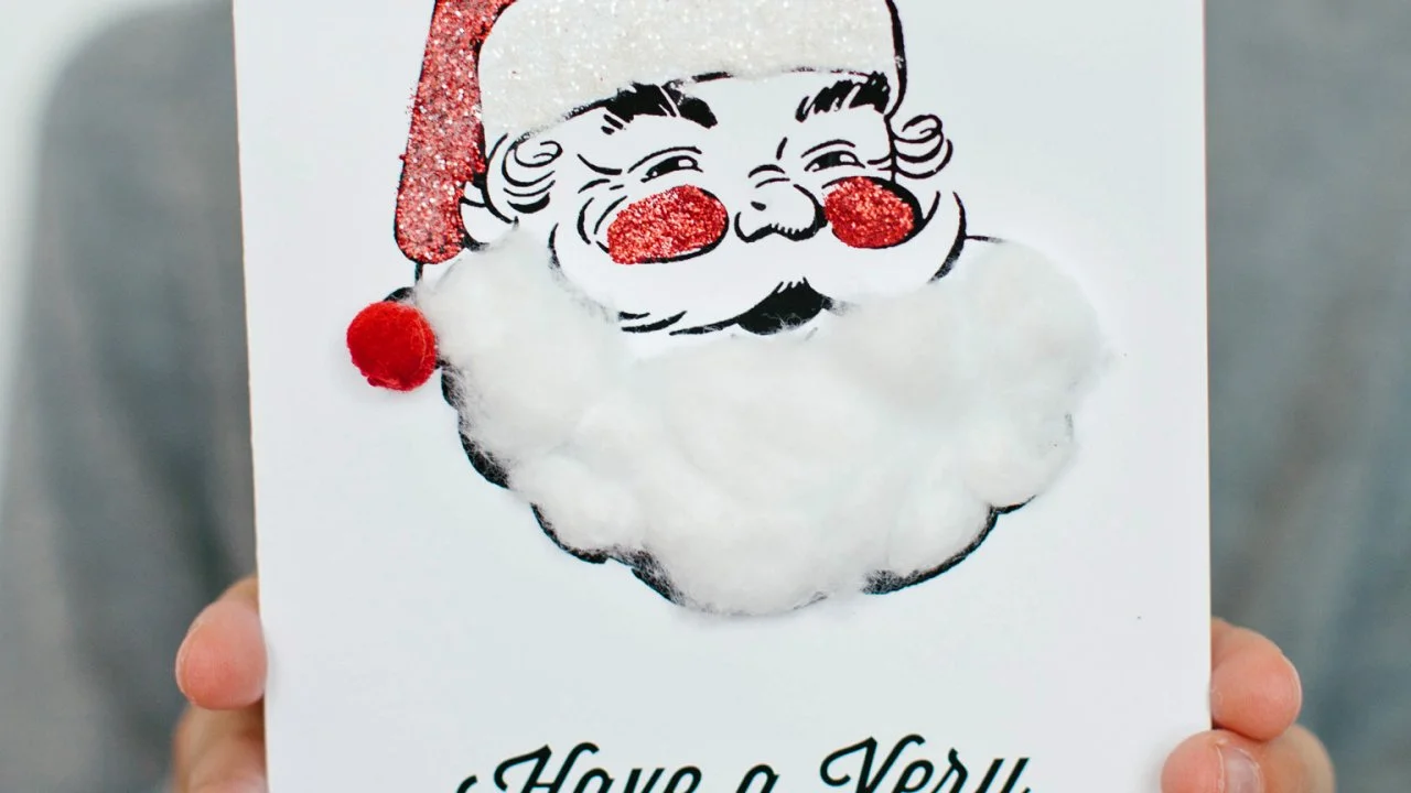 kids-craft-printable-santa-holiday-card-hgtv for Free Printable Embellishments For Card Making Kids' Craft: Printable Santa Holiday Card | HGTV for Free Printable Embellishments For Card Making