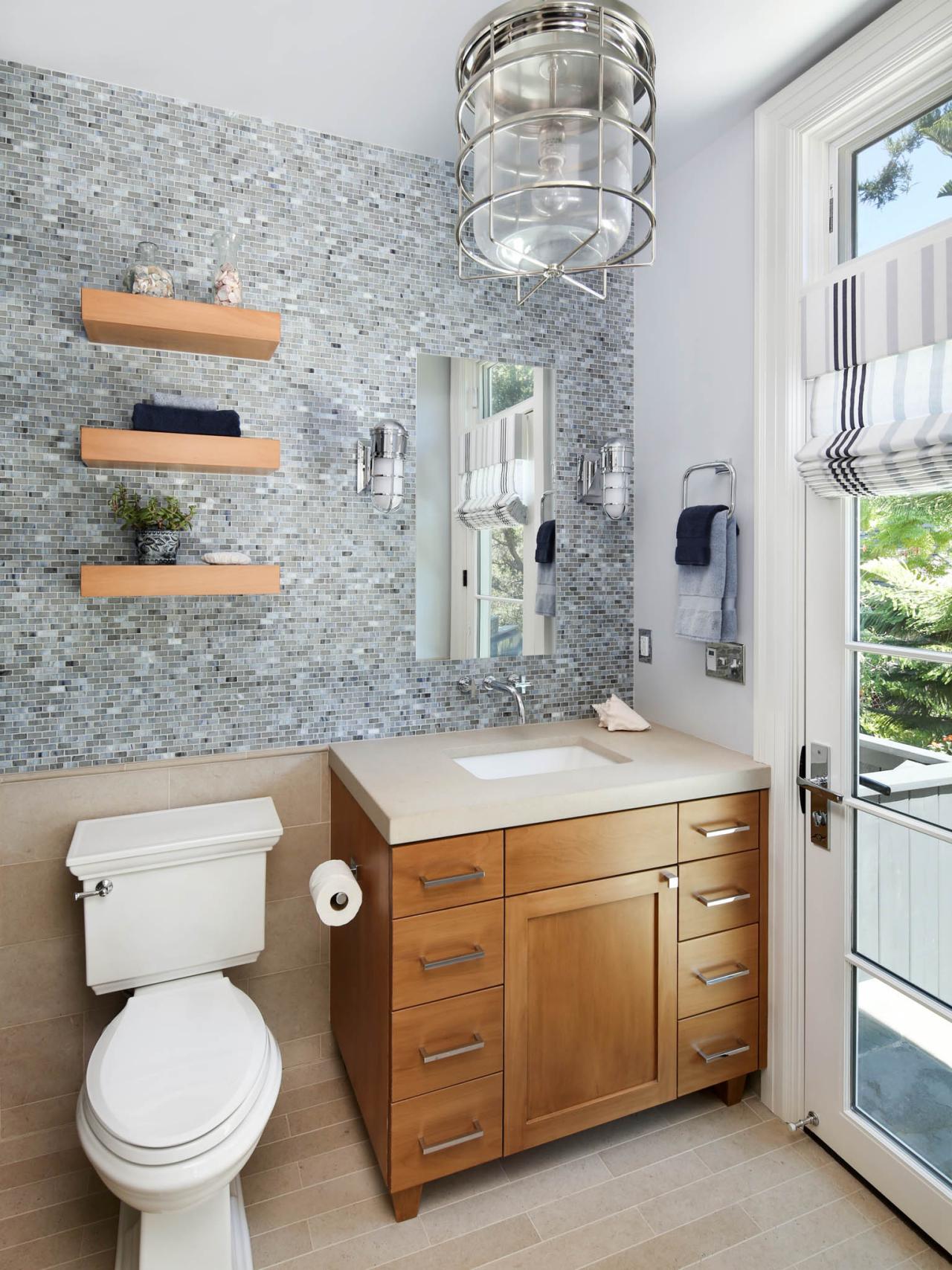 Hgtv Bathrooms Design Ideas / 20 Small Bathroom Design Ideas | HGTV / Ceramic tiles and tumbled marble are common.