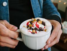 Mug of Hot Chocolate With Candy Toppings
