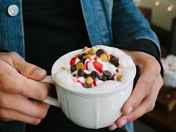 Mug of Hot Chocolate With Candy Toppings