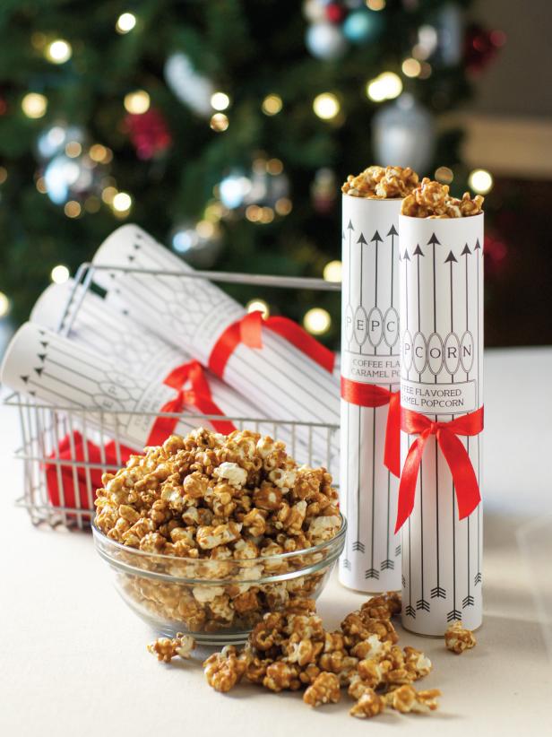 This fun gift will give you a little pep in your step. Caramel corn gets a jolt with coffee flavor to make it a sure hit for the holiday season.