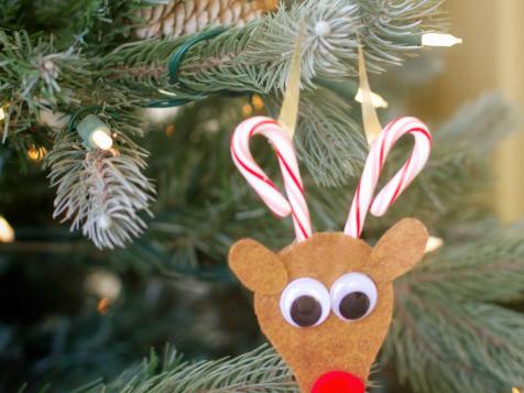 How to Make a Candy Cane Reindeer Ornament