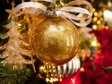 Make Glitter Glass Ball Ornaments