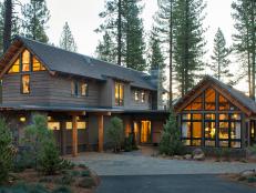 Built in the style of New Mountain architecture, this home offers a modern twist on rustic mountain design.