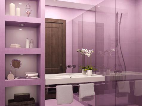 Purple Bathroom Decor