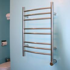Heated Towel Rack Offers Luxurious Touch in Guest