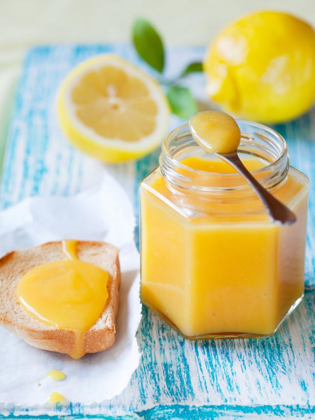 Lemon Curd in a Jar. 