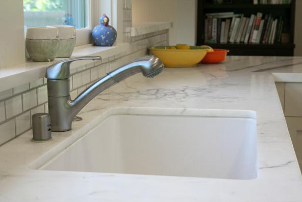 White Kitchen With Undermount Sink Hgtv