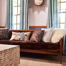 Transitional Living Room Values Vintage Furnishings