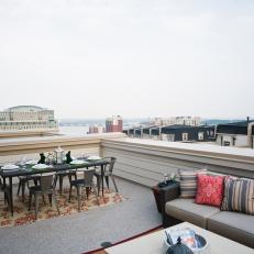 Rooftop Terrace With Dining Area