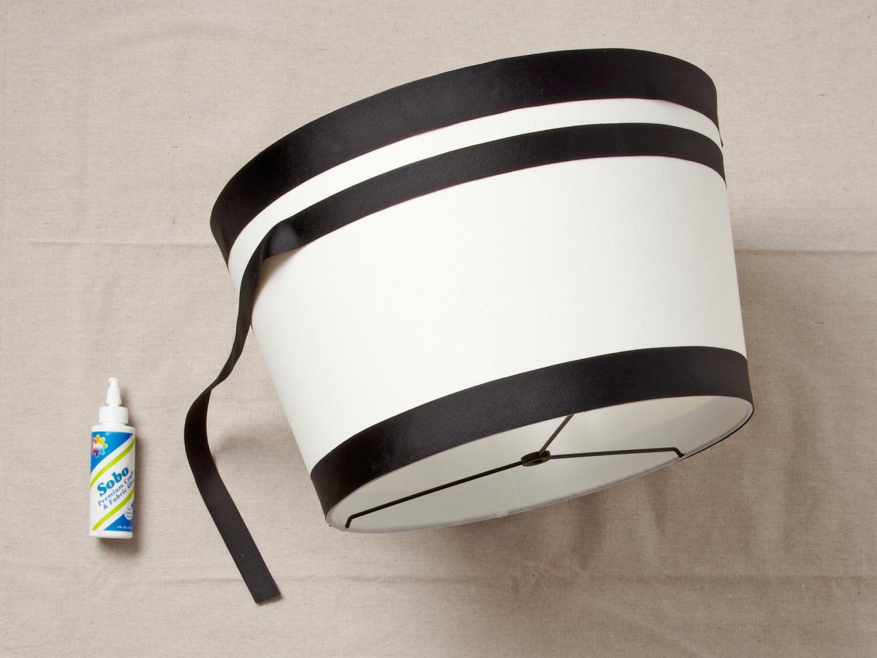 How To Add Stripes A Lamp Shade, How To Make A Diy Lampshade Step By
