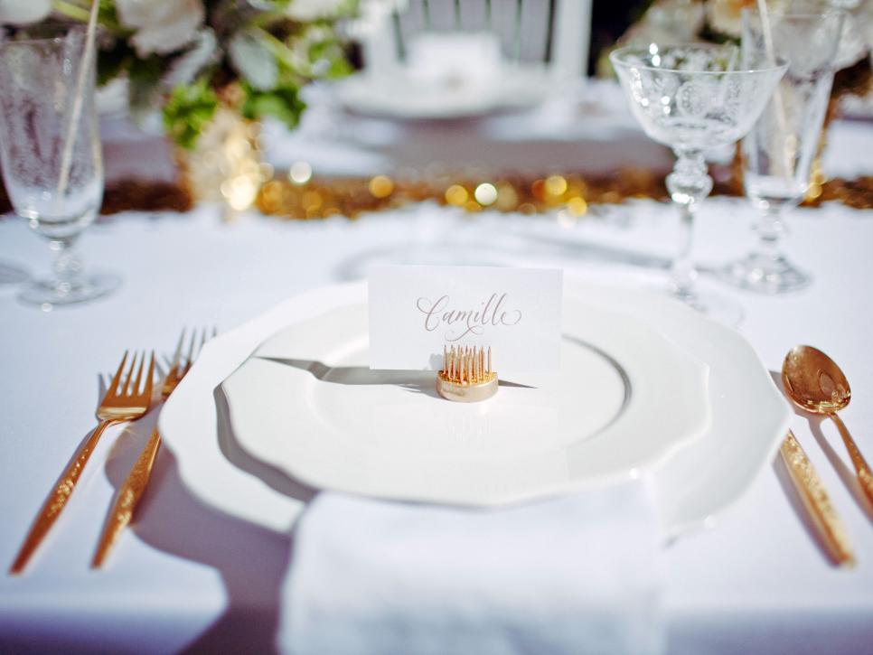 Wedding Table Setting Examples