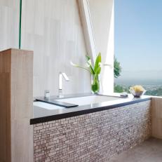 Contemporary Bathroom with Relaxing Views 