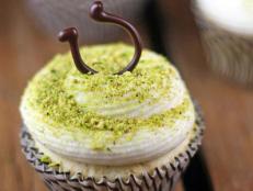 These green-topped cupcakes forego the food coloring altogether. They get their festive hue from brightly colored, pulverized pistachios.