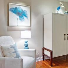 White Chair and Armoire