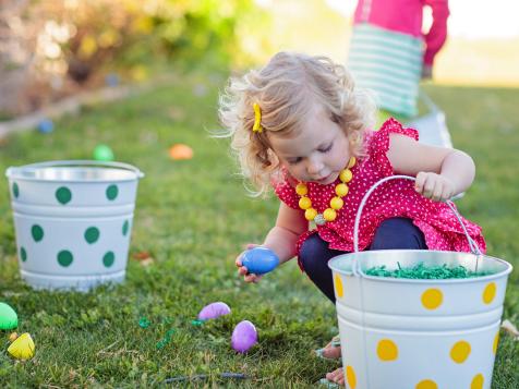 Make a Polka Dot Easter Bucket