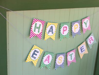 Easter decorations Instant Download Easter decor Easter party Easter Banner Easter printable Easter Garland Happy Easter banner