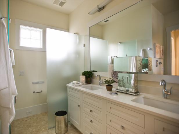 Spa Style Master Bathroom With Soft Neutral Color Palette