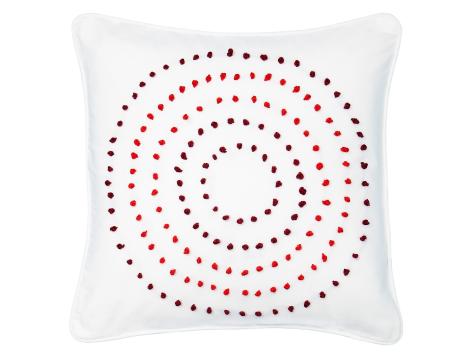 How to Create a French Knot Design on a Pillow