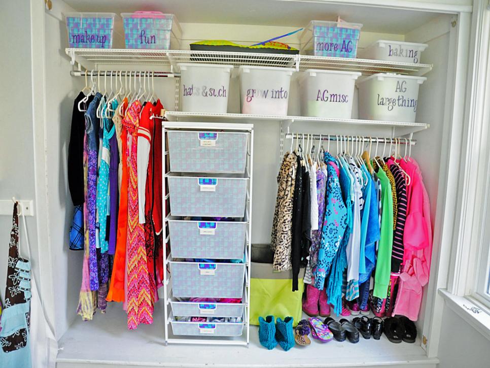 10 Ways to Organize Your Kid's Closet | HGTV