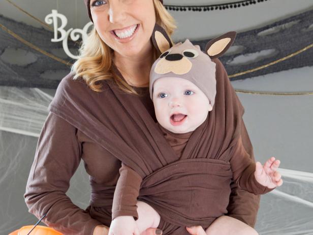 Make a Matching Mom and Baby Kangaroo Costume | HGTV