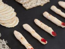 Goat Cheese Fingers and Crackers