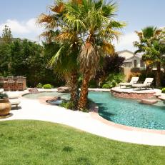 Resort Style Stone Pool