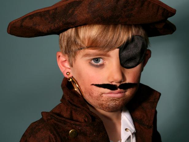 Boy in Pirate Costume 