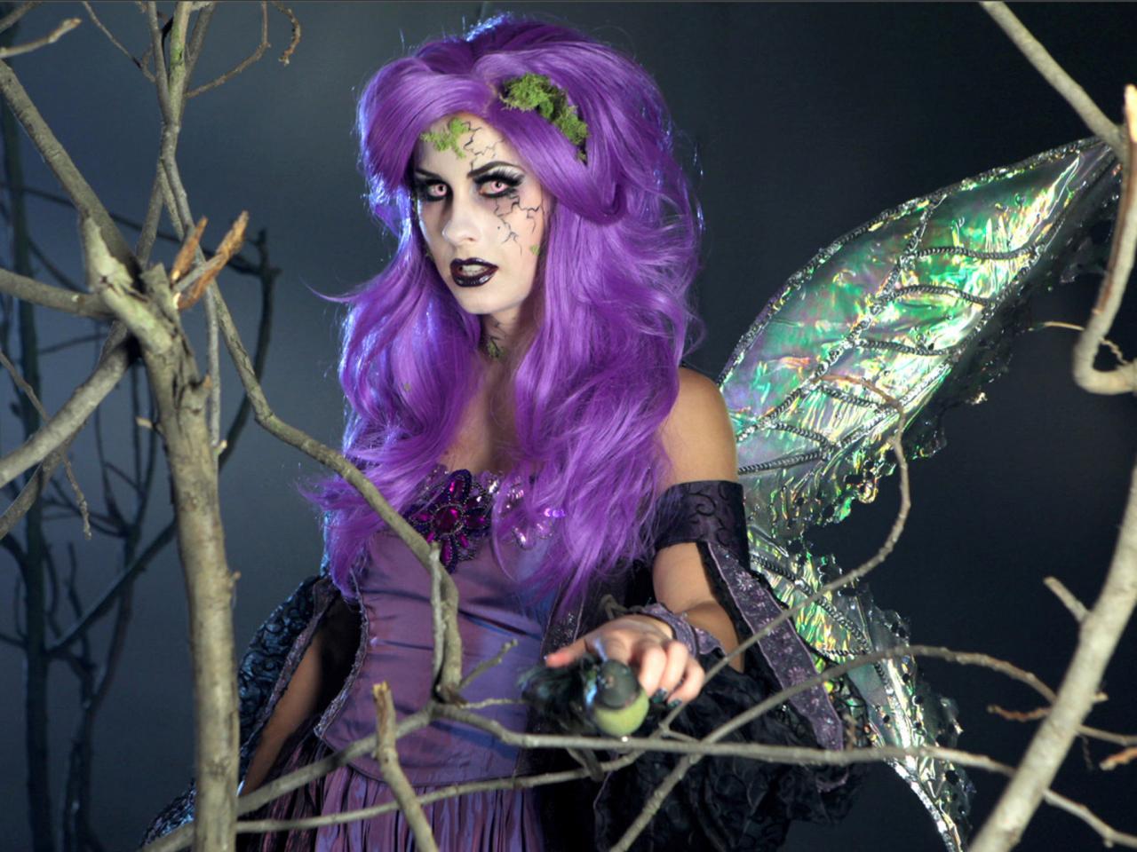 Adult Halloween Makeup Tutorial: Glam Dark Fairy | HGTV