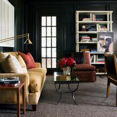 Black Eclectic Artistic Living Space