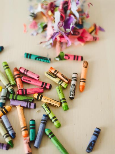 Crafts to create the Crayon Party, How to decorate a crayon party