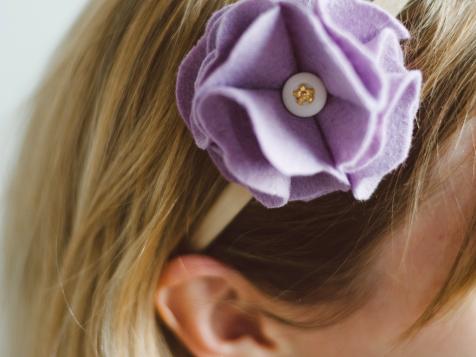 Kids' Craft: Ruffled Rose Headband